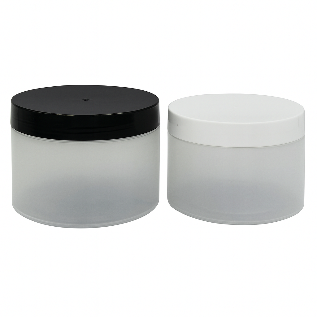 NATURAL PLASTIC JARS - A SET OF 12