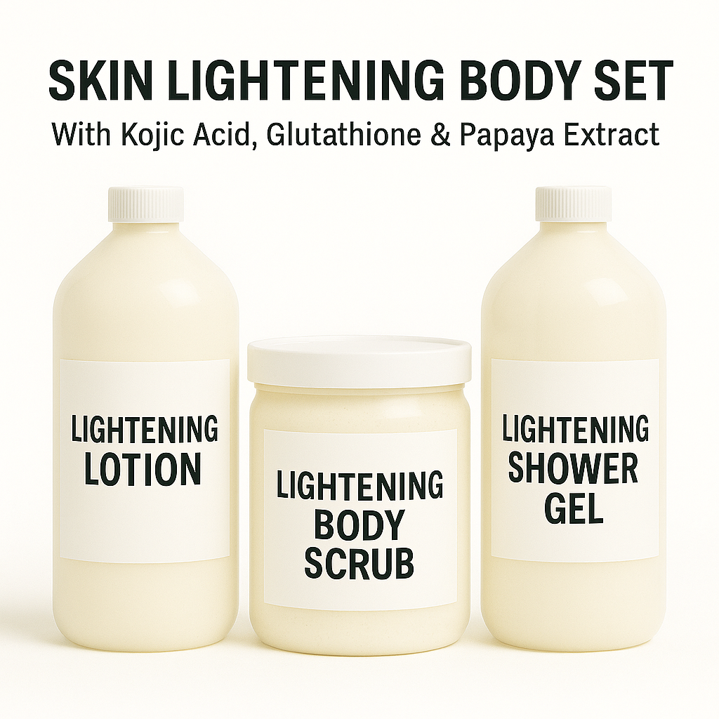 SKIN LIGHTENING BODY SET WITH KOJIC ACID & GLUTATHIONE