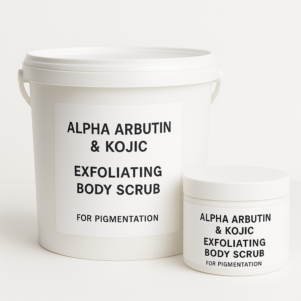 ALPHA ARBUTIN & KOJIC EXFOLIATING BODY SCRUB FOR PIGMENTATION