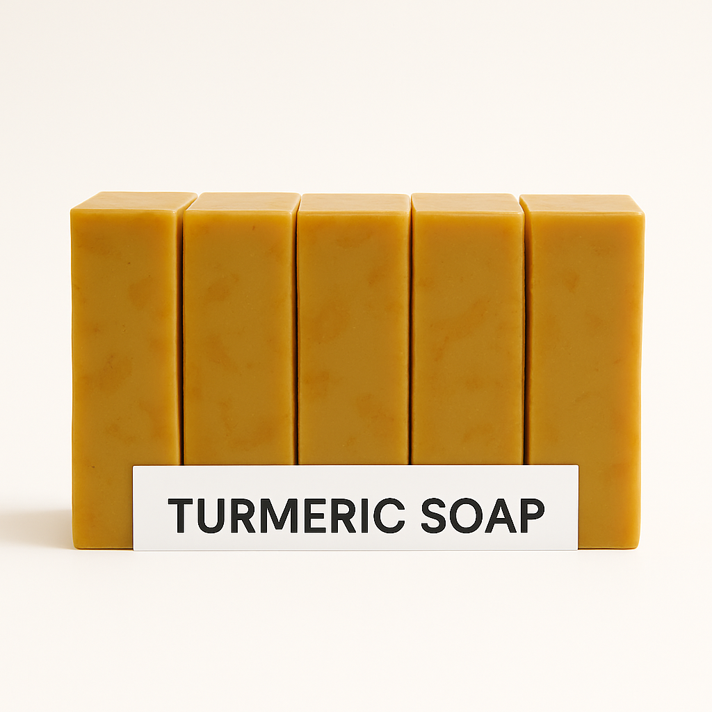 TURMERIC ANTI AGING SOAP - WITH GREEN TEA, & COLLAGEN