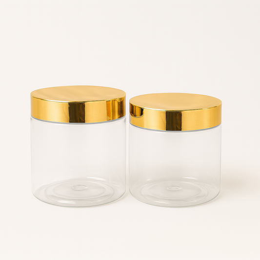 CLEAR LUX PET JARS - SET OF 12