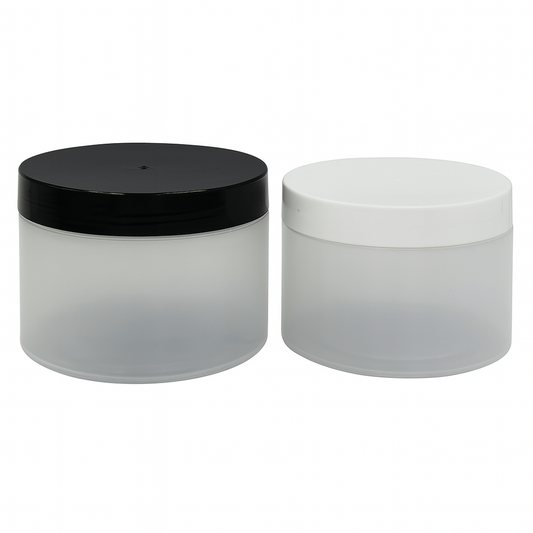 NATURAL PLASTIC JARS - A SET OF 12