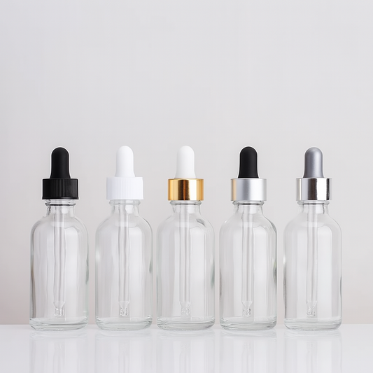 CLEAR DROPPER BOTTLES 30 ML - SET OF 12
