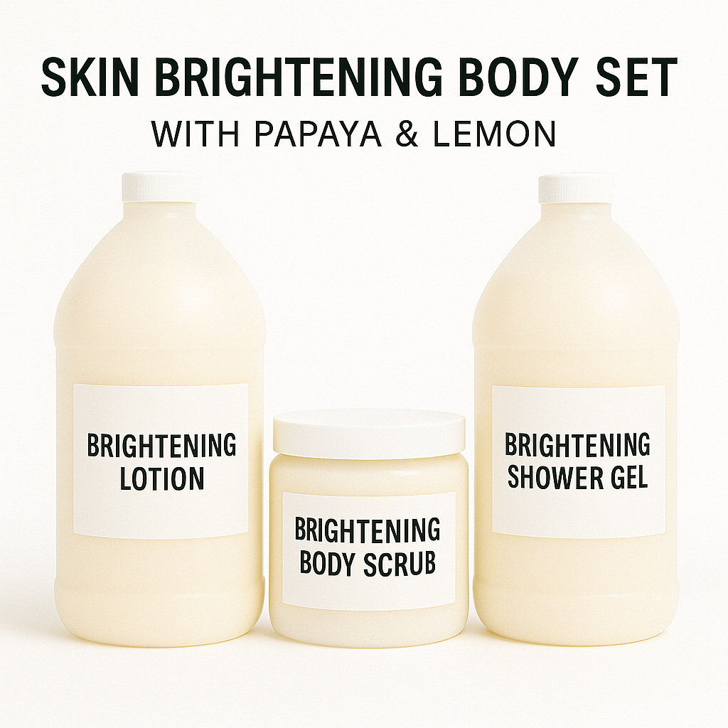 SKIN BRIGHTENING BODYCARE SET WITH PAPAYA & LEMON