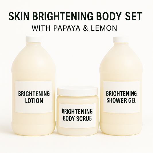 SKIN BRIGHTENING BODYCARE SET WITH PAPAYA & LEMON