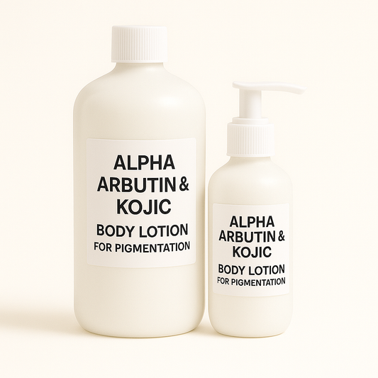 ALPHA ARBUTIN & KOJIC EXFOLIATING BODY LOTION FOR PIGMENTATION