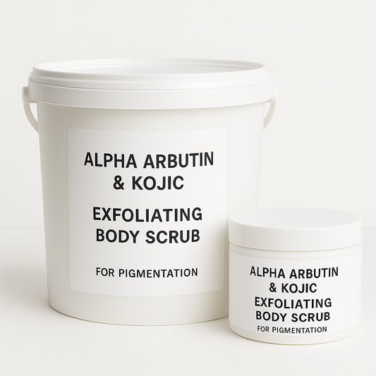 ALPHA ARBUTIN & KOJIC EXFOLIATING BODY SCRUB FOR PIGMENTATION
