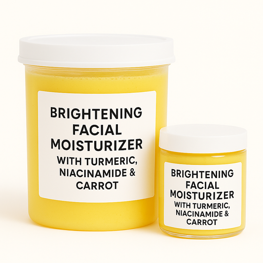 BRIGHTENING FACIAL MOISTURIZER WITH TURMERIC, NIACIANMIDE AND CARROT