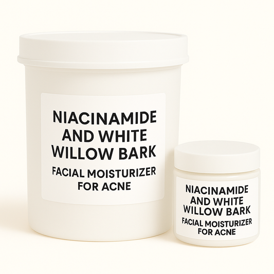 NIACINAMIDE AND WHITE WILLOW BARK FACIAL MOISTURIZER - FOR ACNE