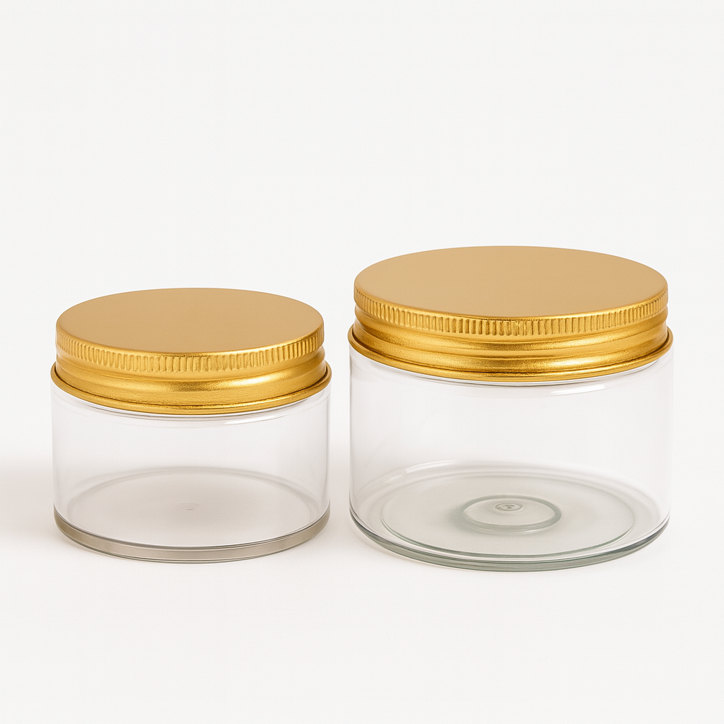 CLEAR PET JARS - SET OF 12