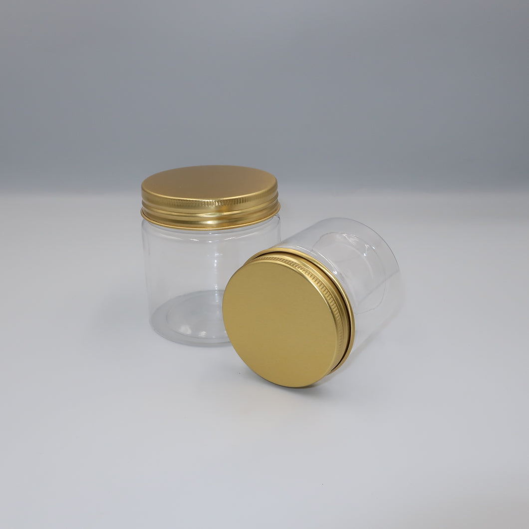 Clear PET  jars - 12 Jars