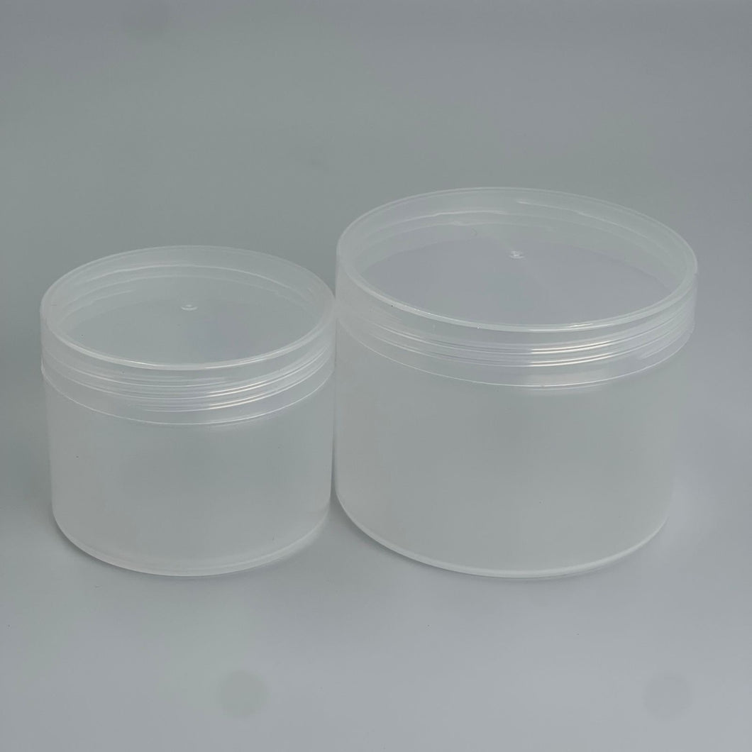 Natural Plastic Jars - A set of 12 Jars