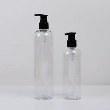 Load image into Gallery viewer, Clear bottle with pump - sold in a pack of 12 bottles
