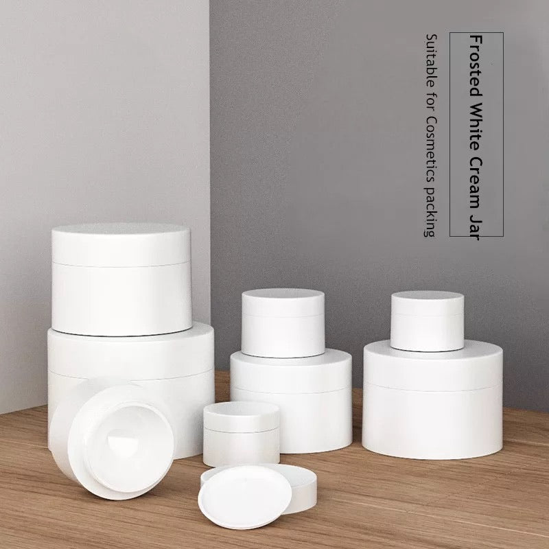 Double wall plastic jar - sold in a set price of 12